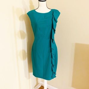 Calvin Klein women green dress size 6